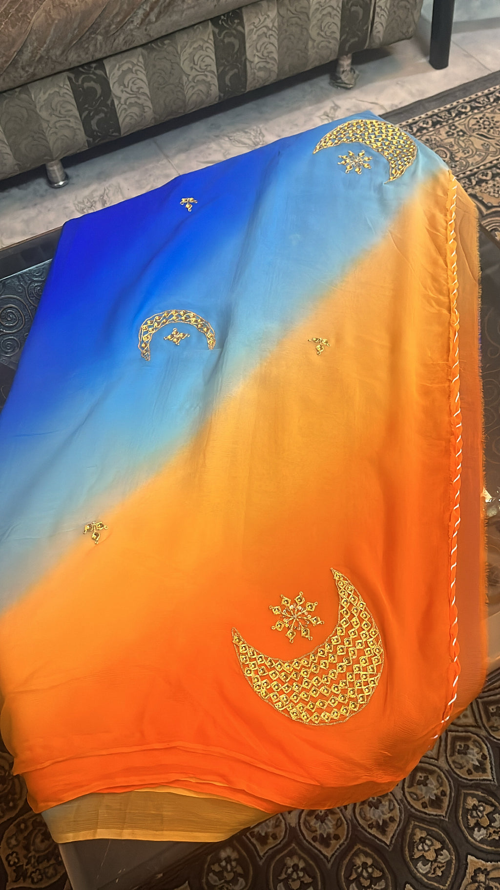 Neel Chandrika Saree