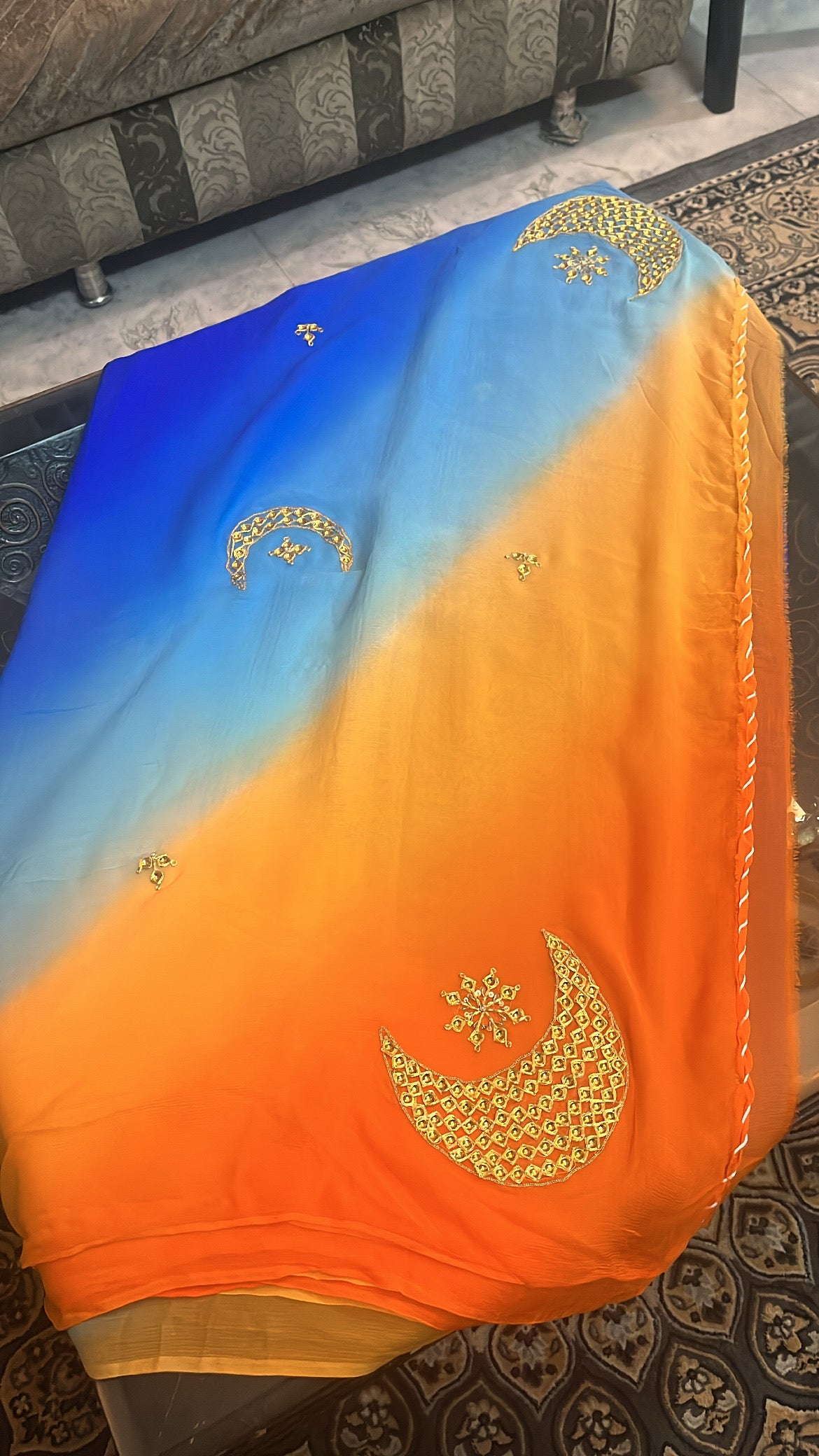 Neel Chandrika Saree