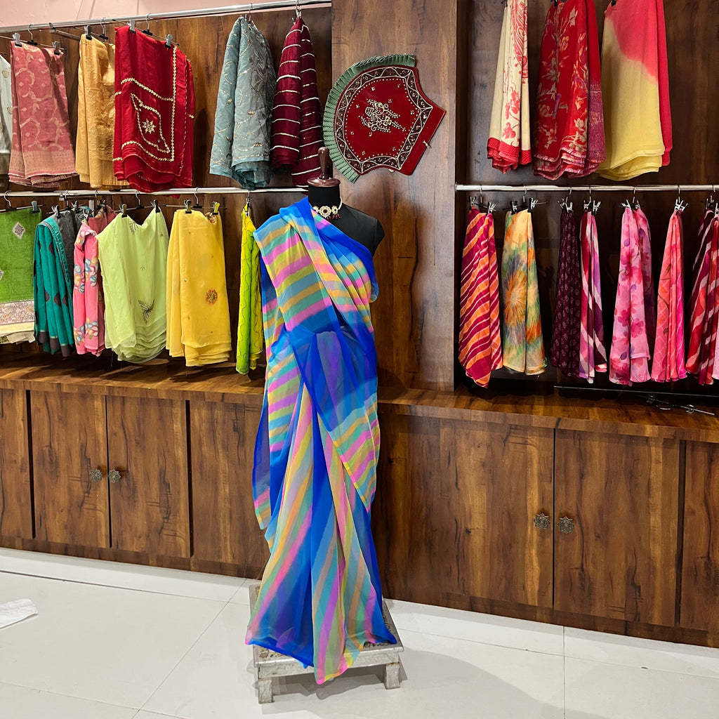 Neel Leheriya Saree