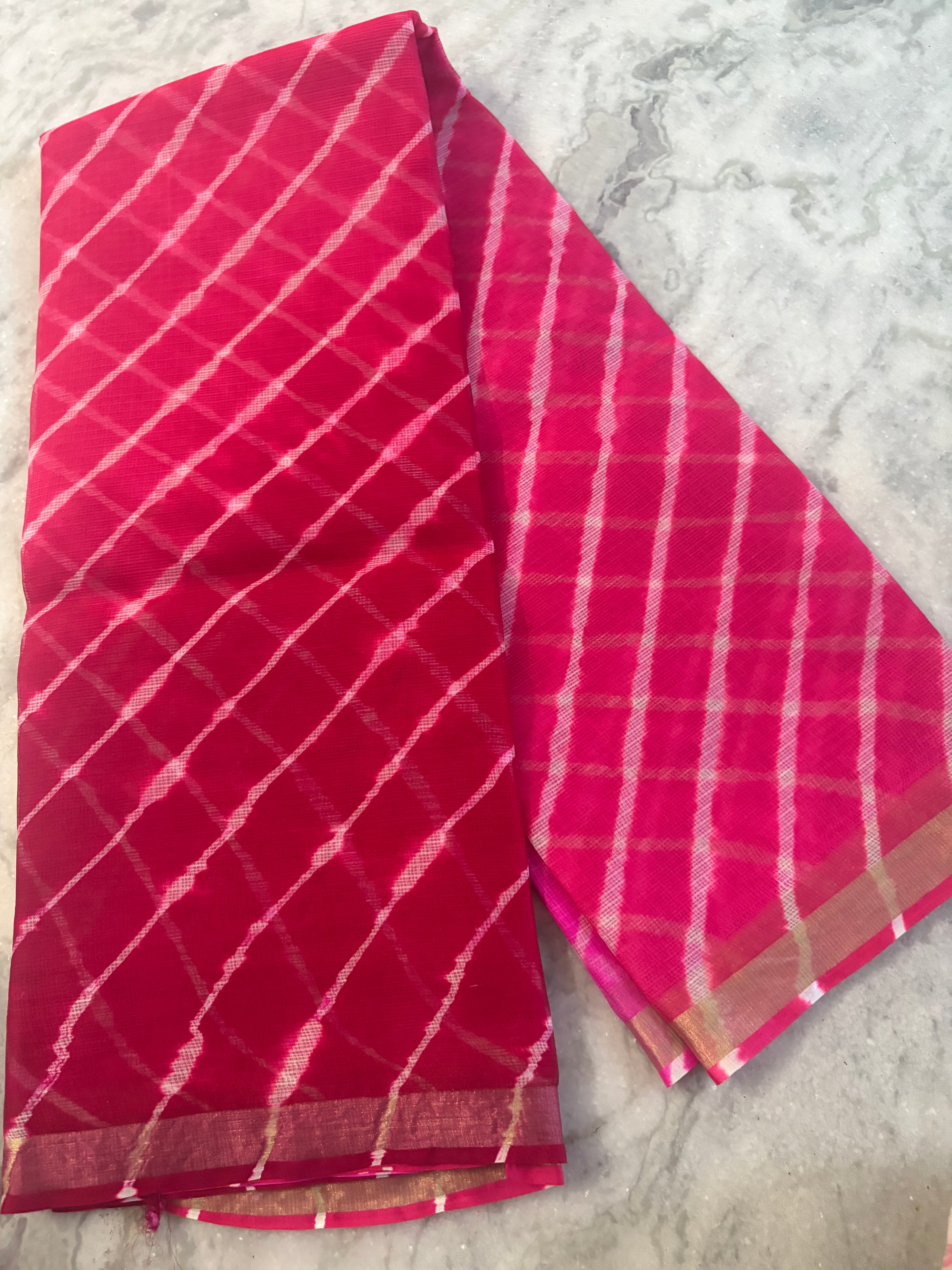 Gulal Leheriya Saree