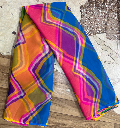 Bhopalsahi Leheriya Saree