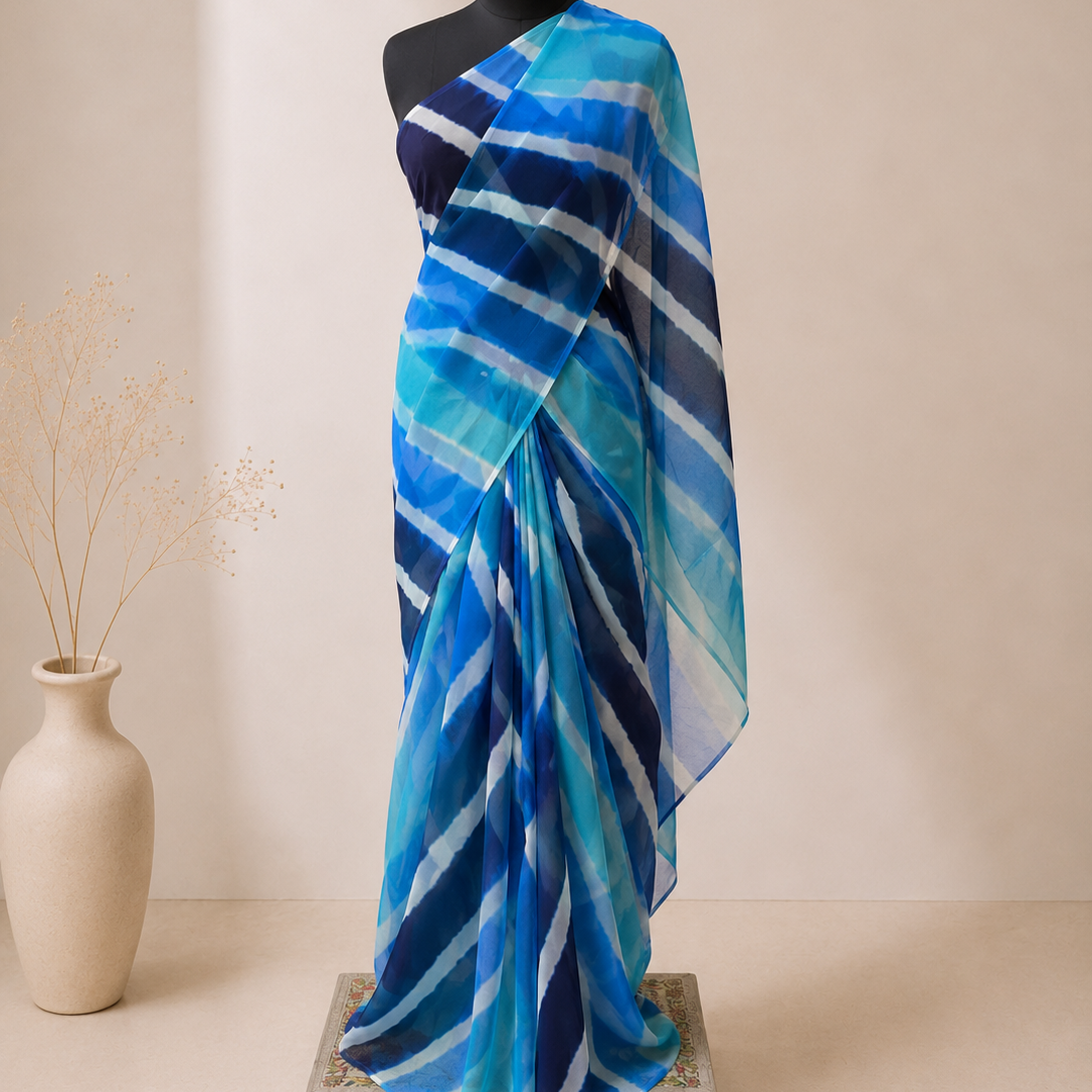 Leheriya Saree