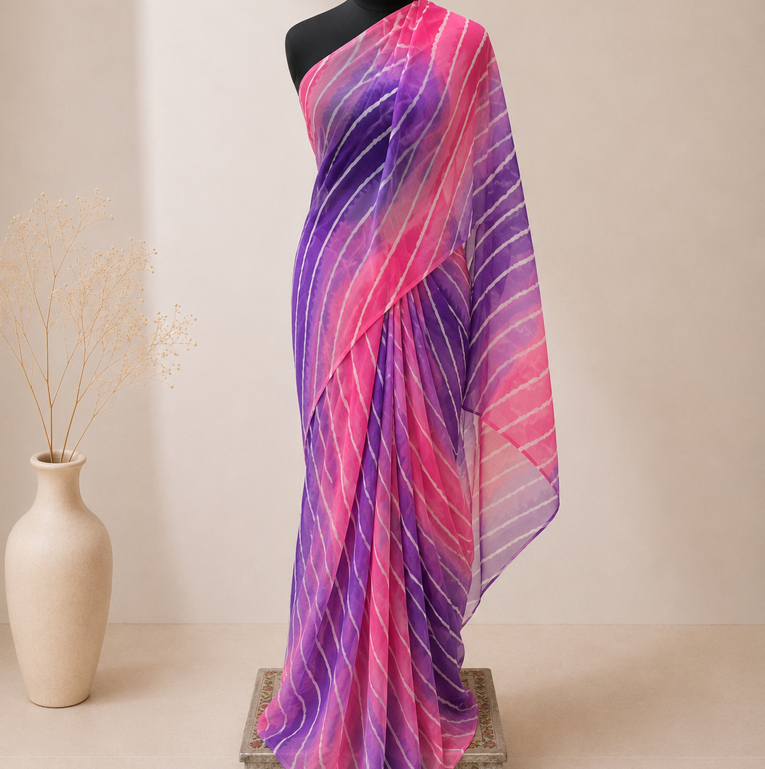 Leheriya Saree