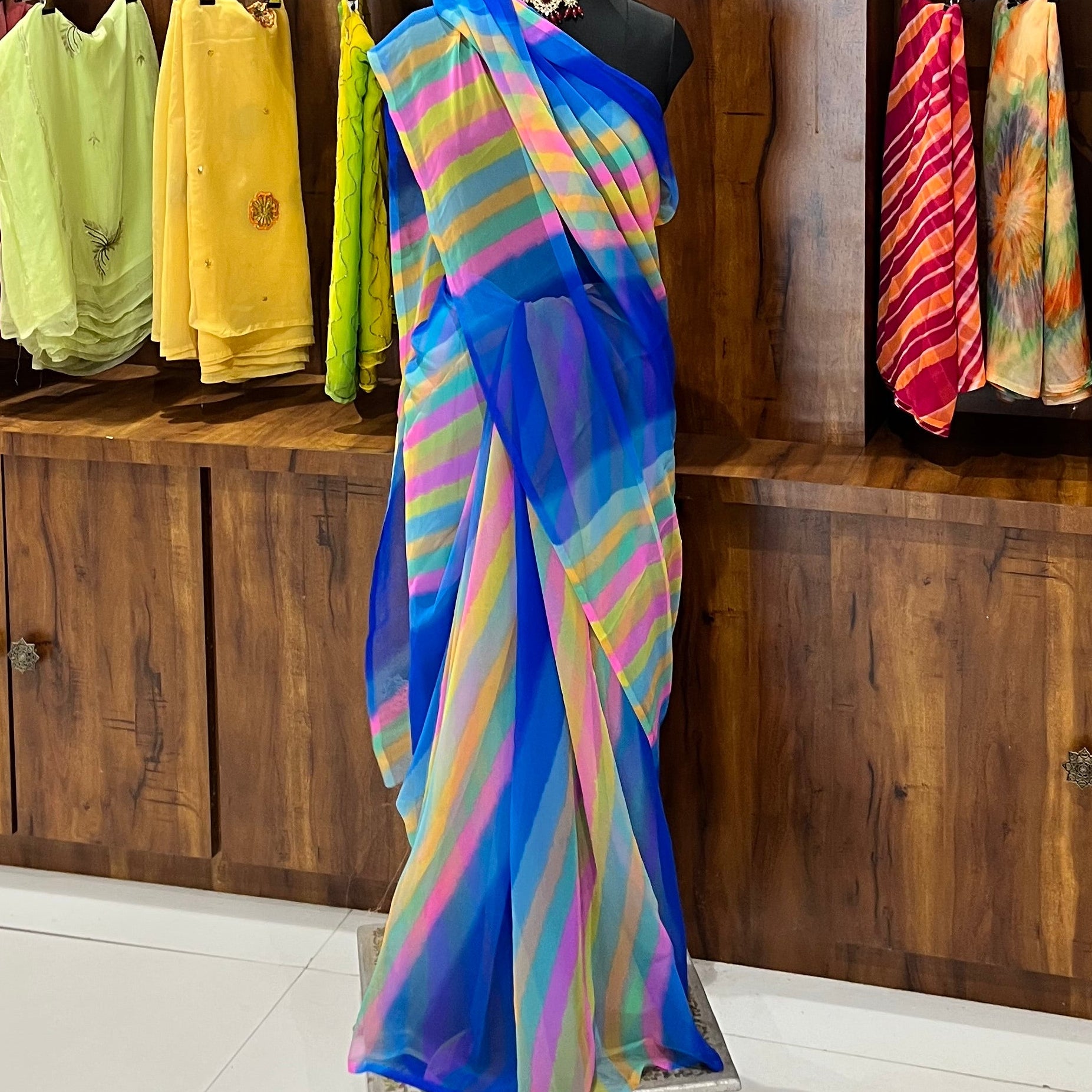 Neel Leheriya Saree