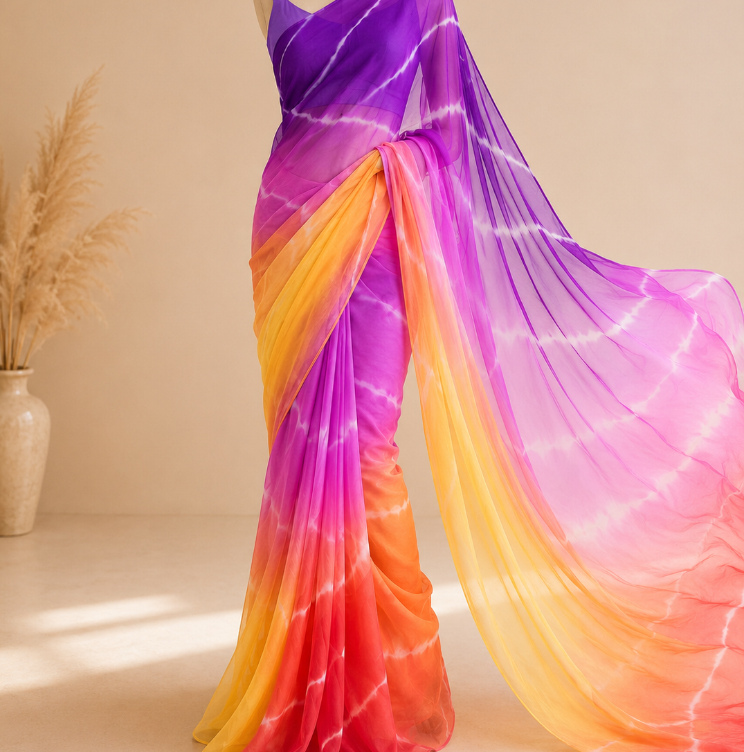 Sneh Leheriya Saree