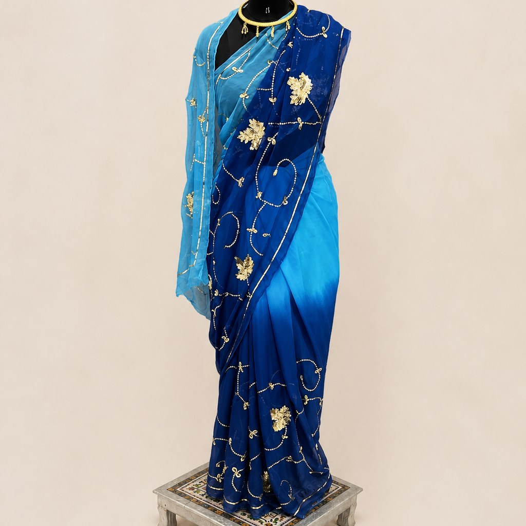 Neel Samdhar Saree