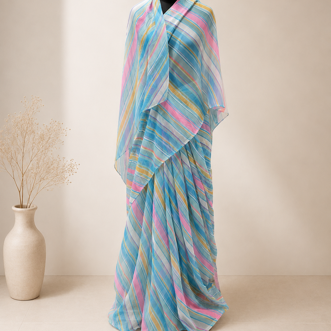 Leheriya Saree