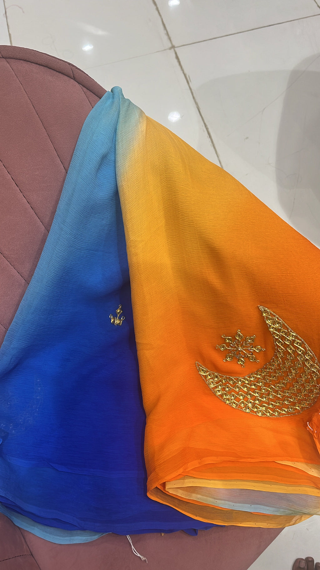 Neel Chandrika Saree