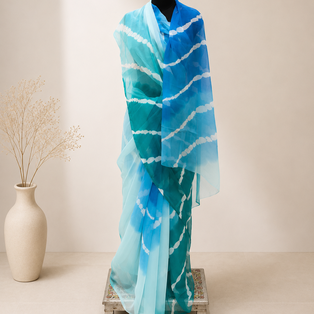 Leheriya Saree