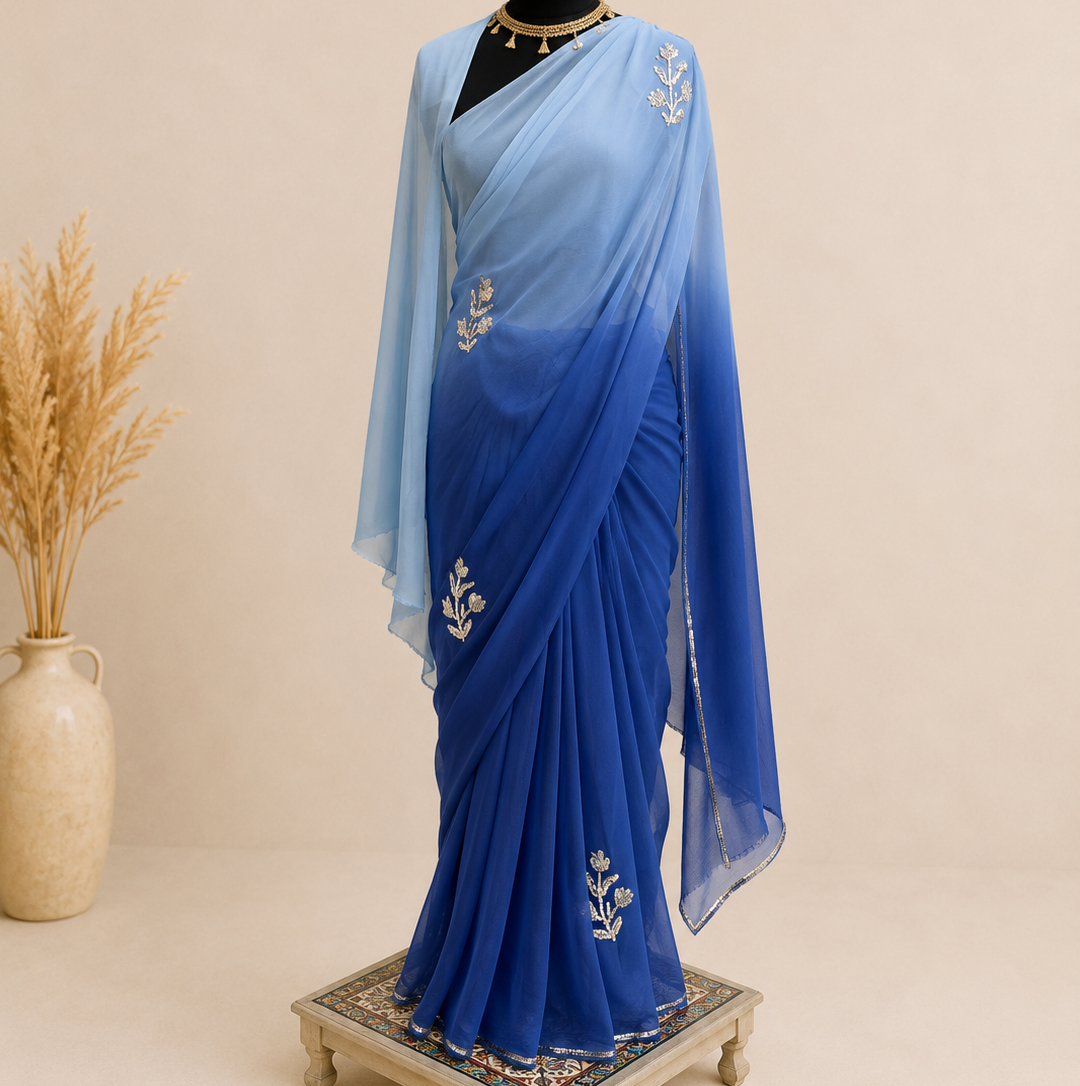 Azure Saree