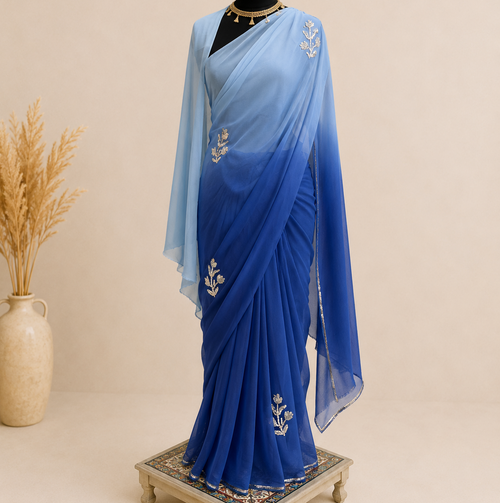 Azure Saree